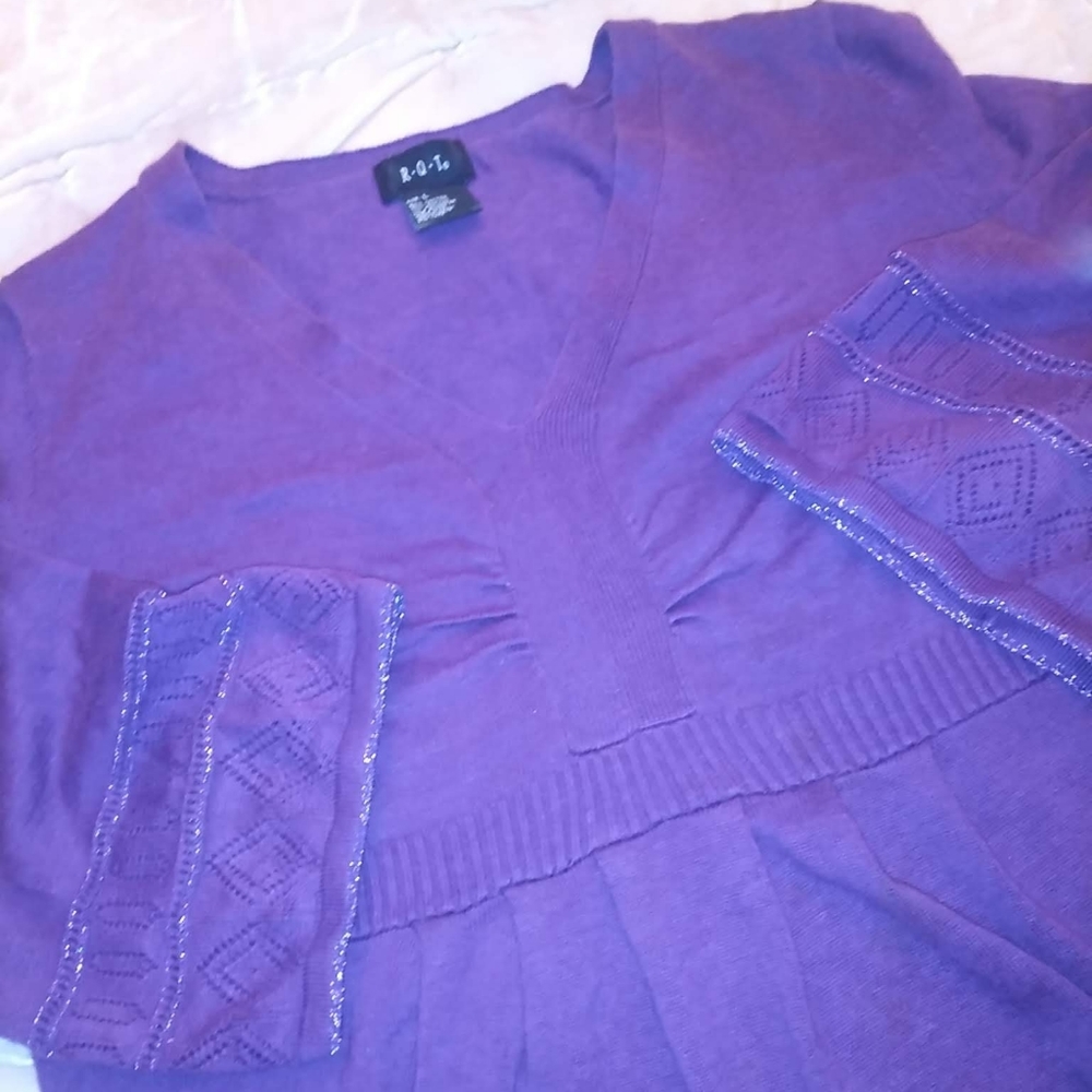 L R.O.T. cotton sweater tunic - Picture 2 of 11